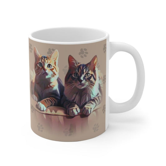 Home Is Where the Cat Mug – Cute Coffee Cup for Cat Lovers – Pet Parent Gift - Love From Snowy Shop