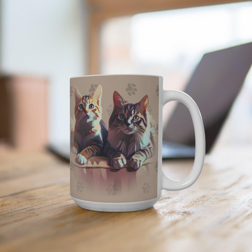 Home Is Where the Cat Mug – Cute Coffee Cup for Cat Lovers – Pet Parent Gift - Love From Snowy Shop