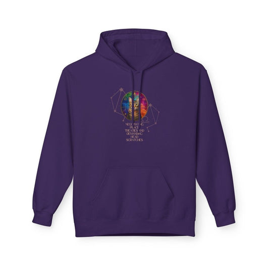 Mystical Cat Hoodie – “Peace Treaties & Head Scratches” Funny Astrology Cat Sweatshirt - Love From Snowy Shop