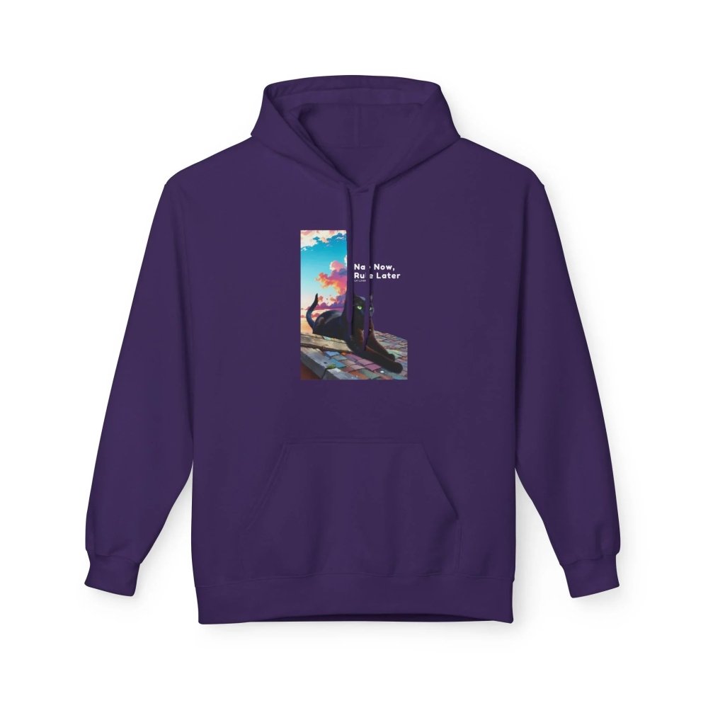 Nap Now, Rule Later Hoodie - Cozy Cat Lover Sweatshirt for Fall - Love From Snowy Shop