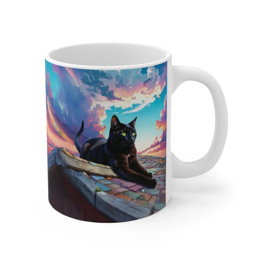 Nap Now, Rule Later Mug - Funny Lazy Cat Coffee Cup - Love From Snowy Shop