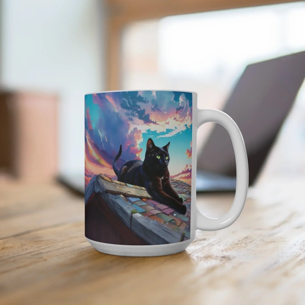 Nap Now, Rule Later Mug - Funny Lazy Cat Coffee Cup - Love From Snowy Shop