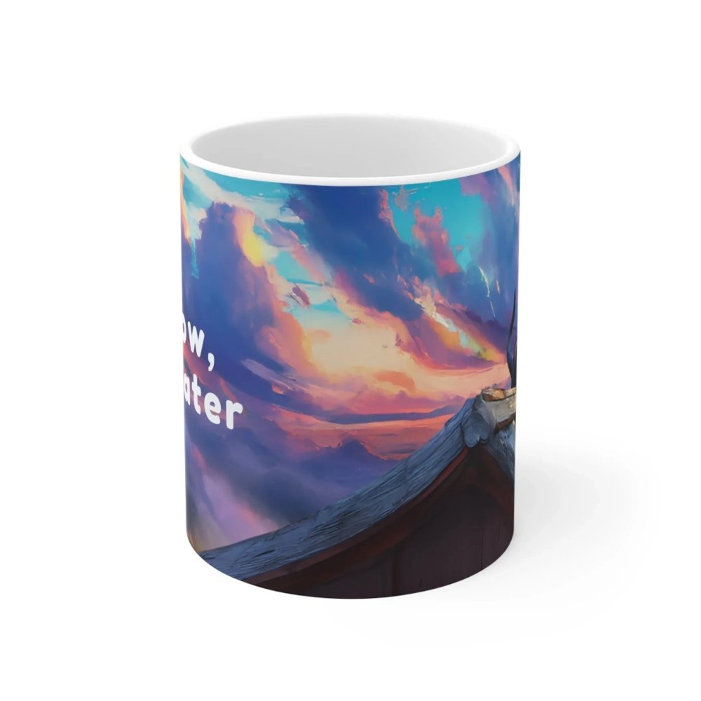 Nap Now, Rule Later Mug - Funny Lazy Cat Coffee Cup - Love From Snowy Shop