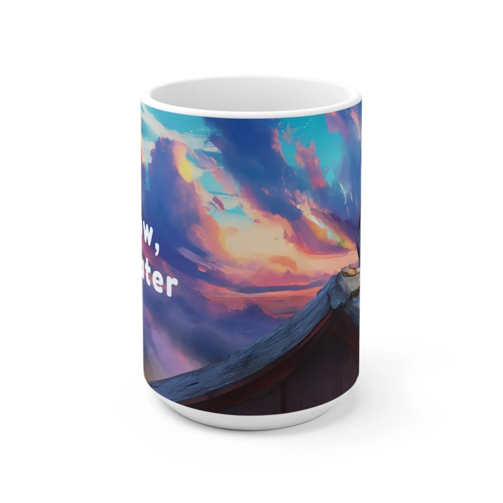 Nap Now, Rule Later Mug - Funny Lazy Cat Coffee Cup - Love From Snowy Shop