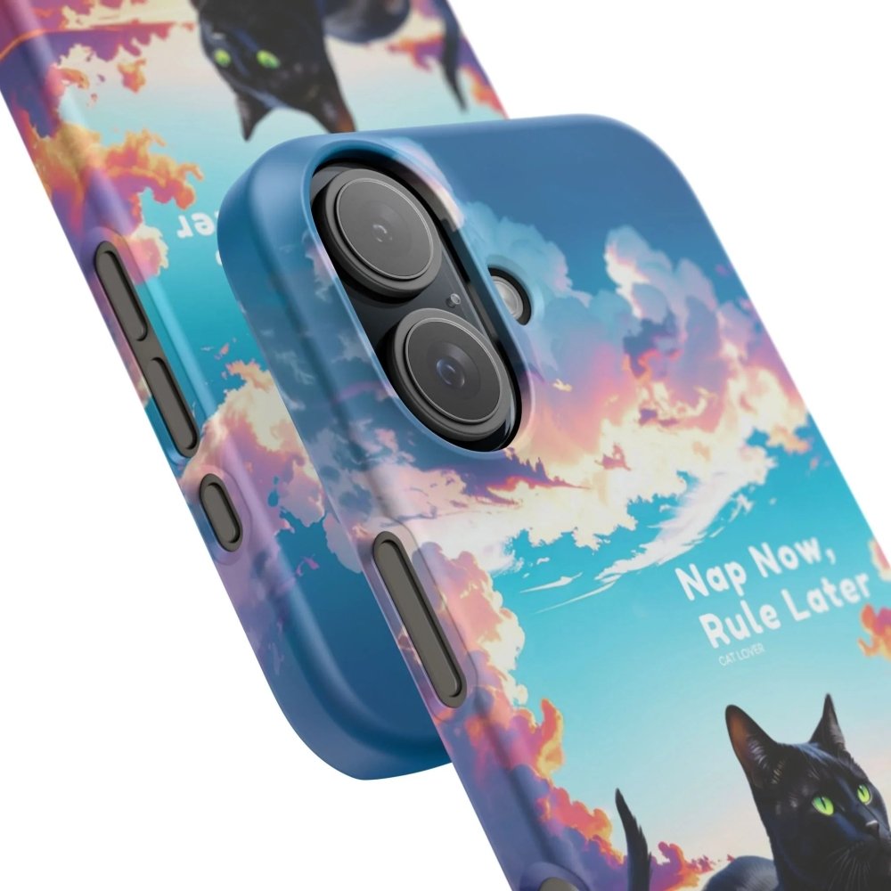 Nap Now, Rule Later Phone Case - Lazy Cat Phone Cover - Love From Snowy Shop