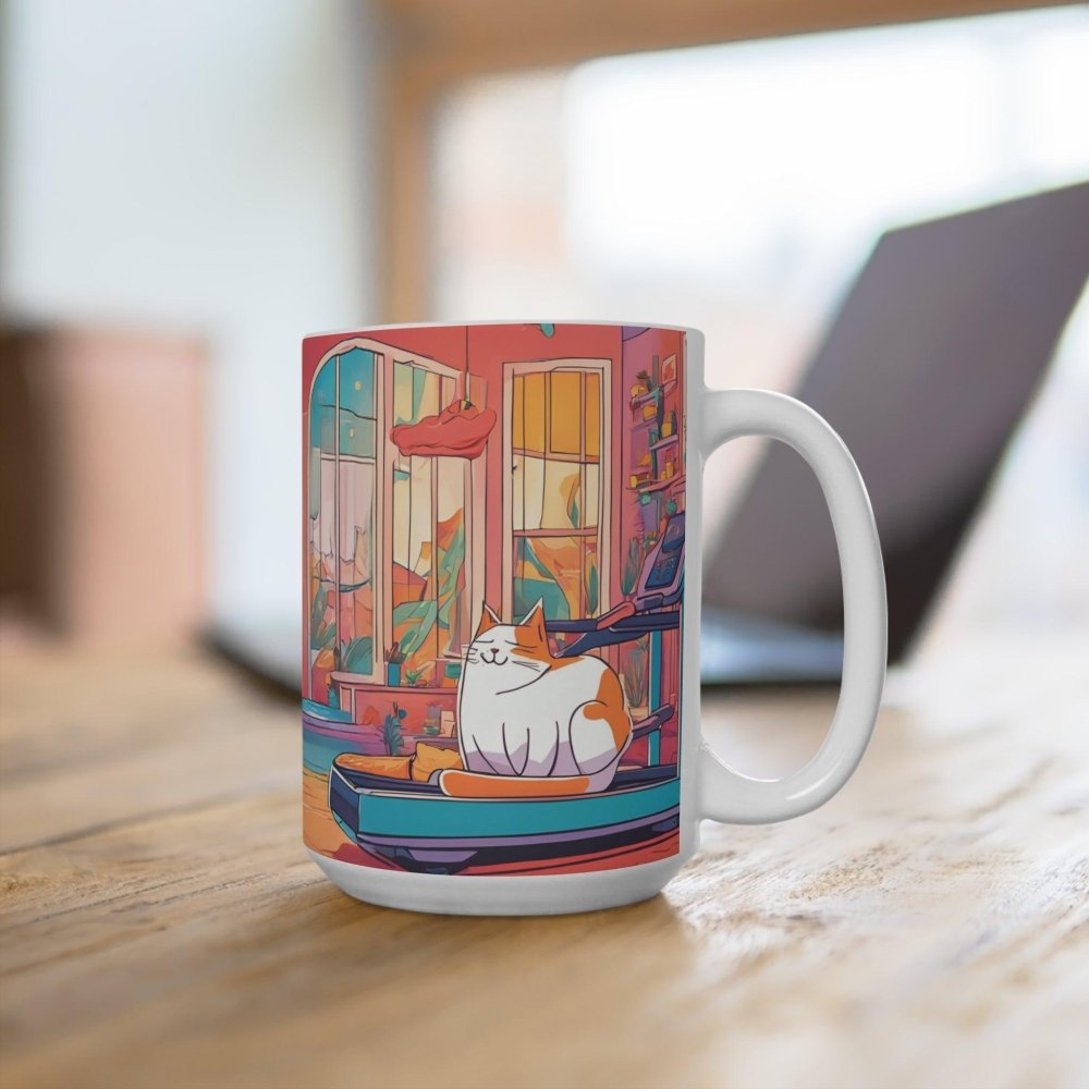 Purring Is My Cardio Cat Mug - Cute Funny Gift for Cat Lover - Love From Snowy Shop