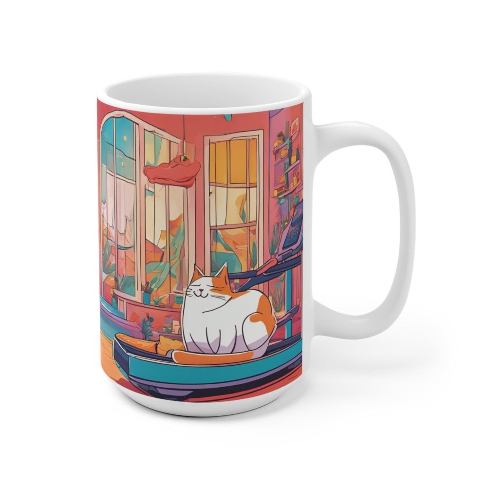 Purring Is My Cardio Cat Mug - Cute Funny Gift for Cat Lover - Love From Snowy Shop
