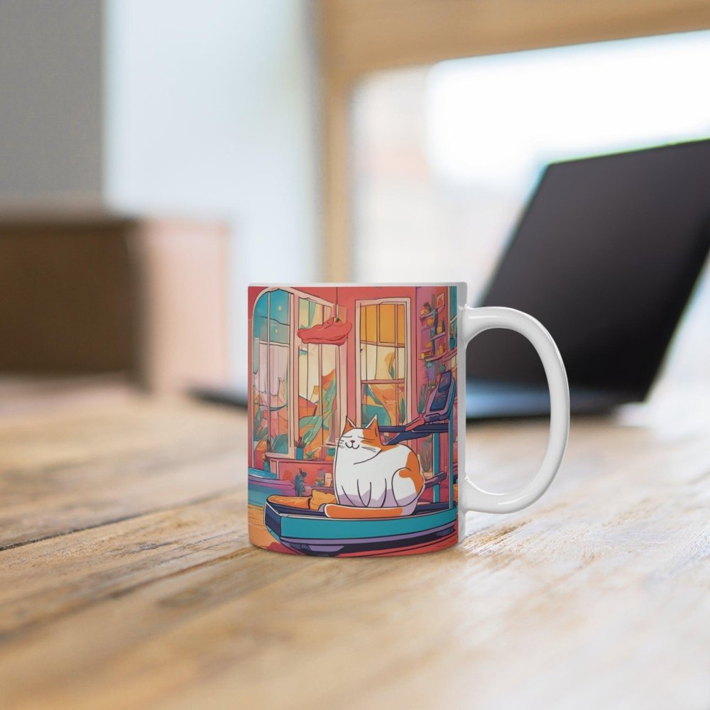 Purring Is My Cardio Cat Mug - Cute Funny Gift for Cat Lover - Love From Snowy Shop